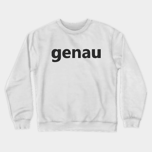 genau so ist es Crewneck Sweatshirt by CDUS